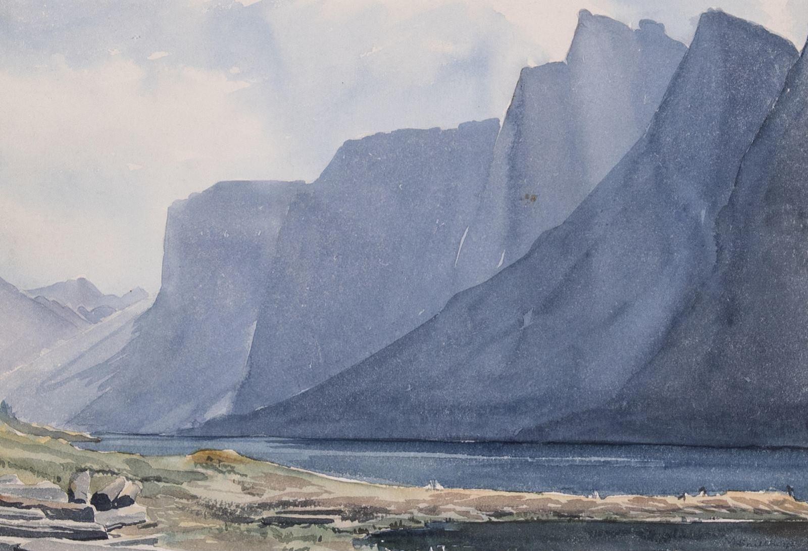 Margaret Dorothy Shelton (1915-1984) - Rocky Mountain Landscape ; 1945