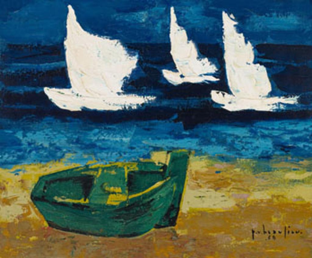 Paul Vanier Beaulieu (1910-1996) - Trois voiles