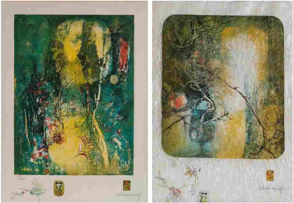Dang Lebadang (1921-2015) - Two colour screenprints