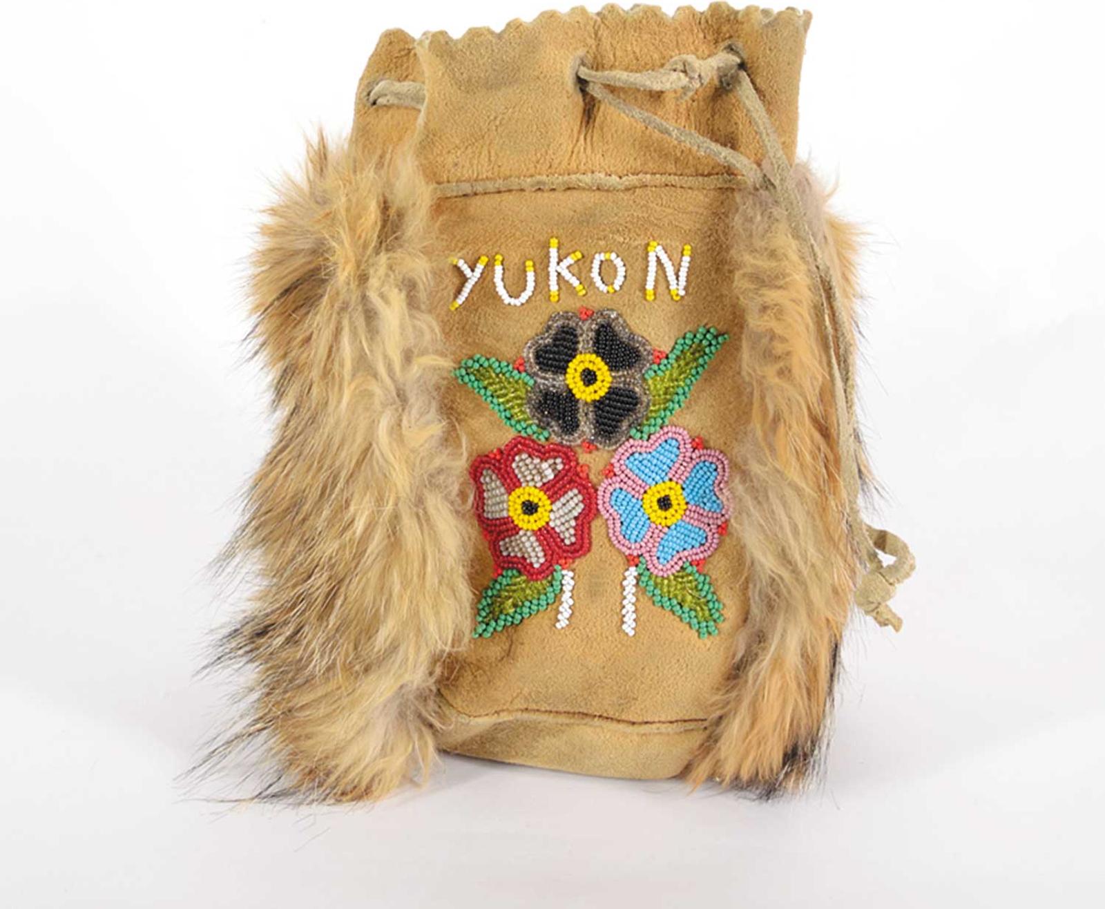 First Nations Basket School - Yukon Pouch with Drawstring