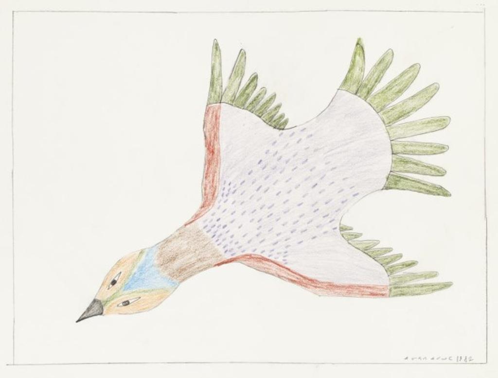Eleesapee Ishulutaq (1925-2018) - Untitled (Bird in Flight)