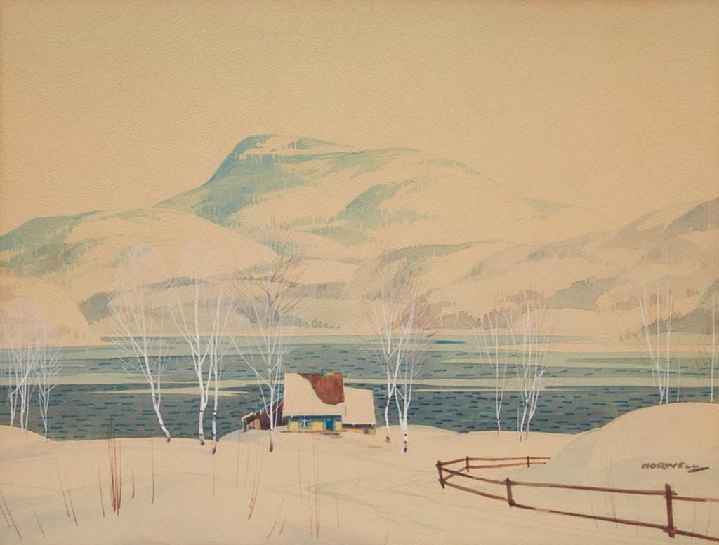 Graham Norble Norwell (1901-1967) - Cabin by the Lake