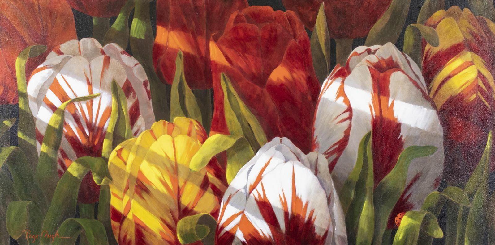Page Ough (1946) - Morning Light On Tulips