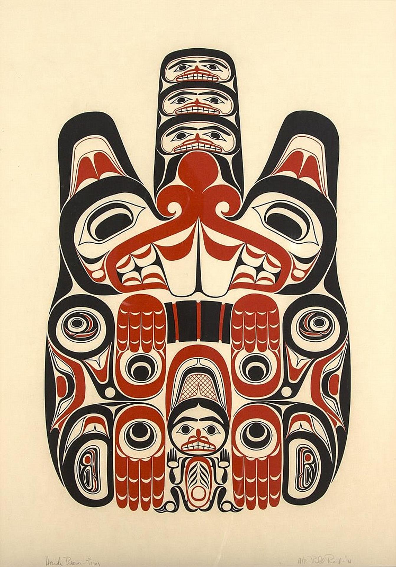 Bill (William) Ronald Reid (1920-1998) - Haida Beaver -Tsing