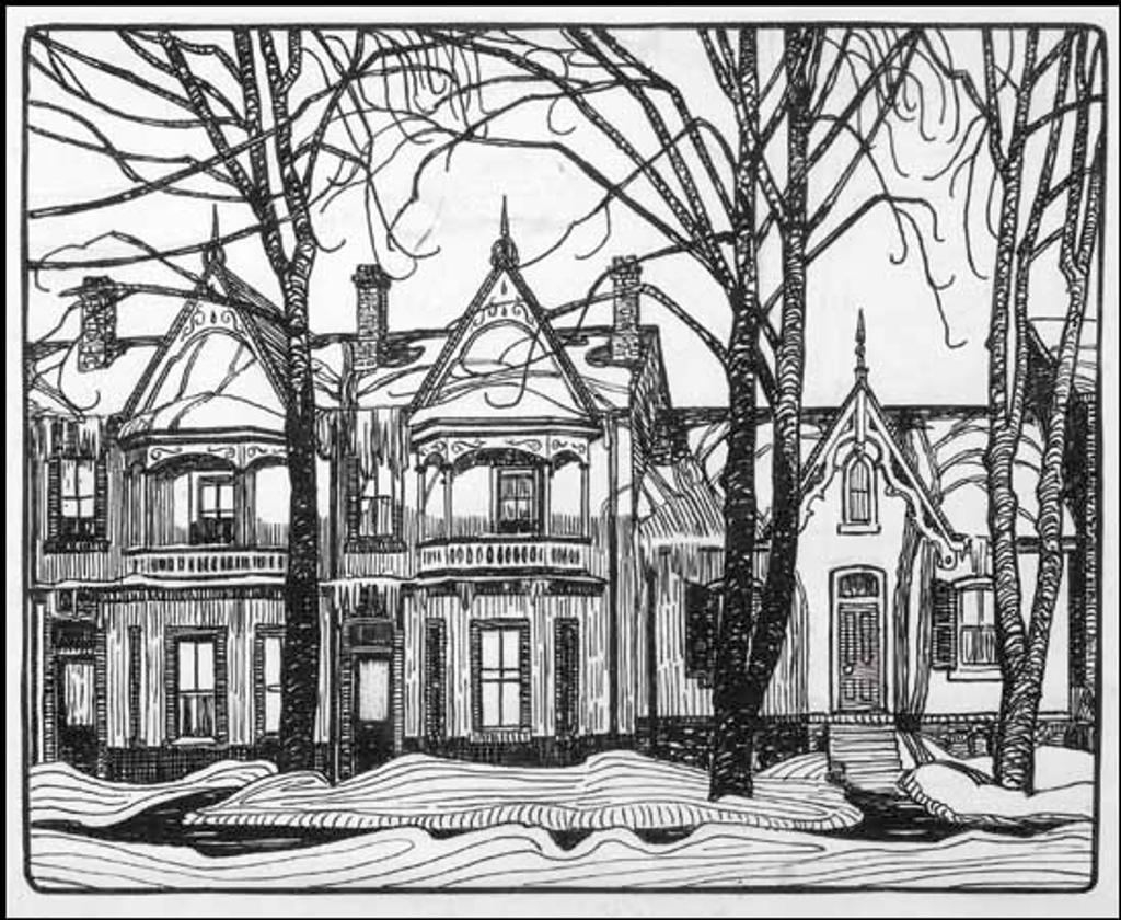 Lawren Stewart Harris (1885-1970) - Houses, Sumach St., Toronto