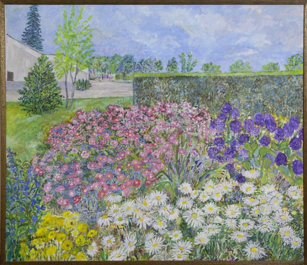 Maria Gakovic (1913-1999) - Flower Shelter Behind the Legislative Building