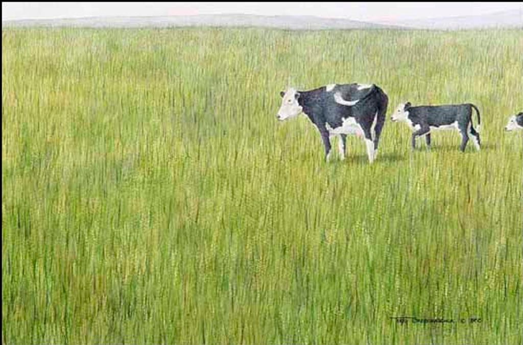 Terry Gregoraschuk (1958) - Two Calves with Mother (02959/2013-3035)