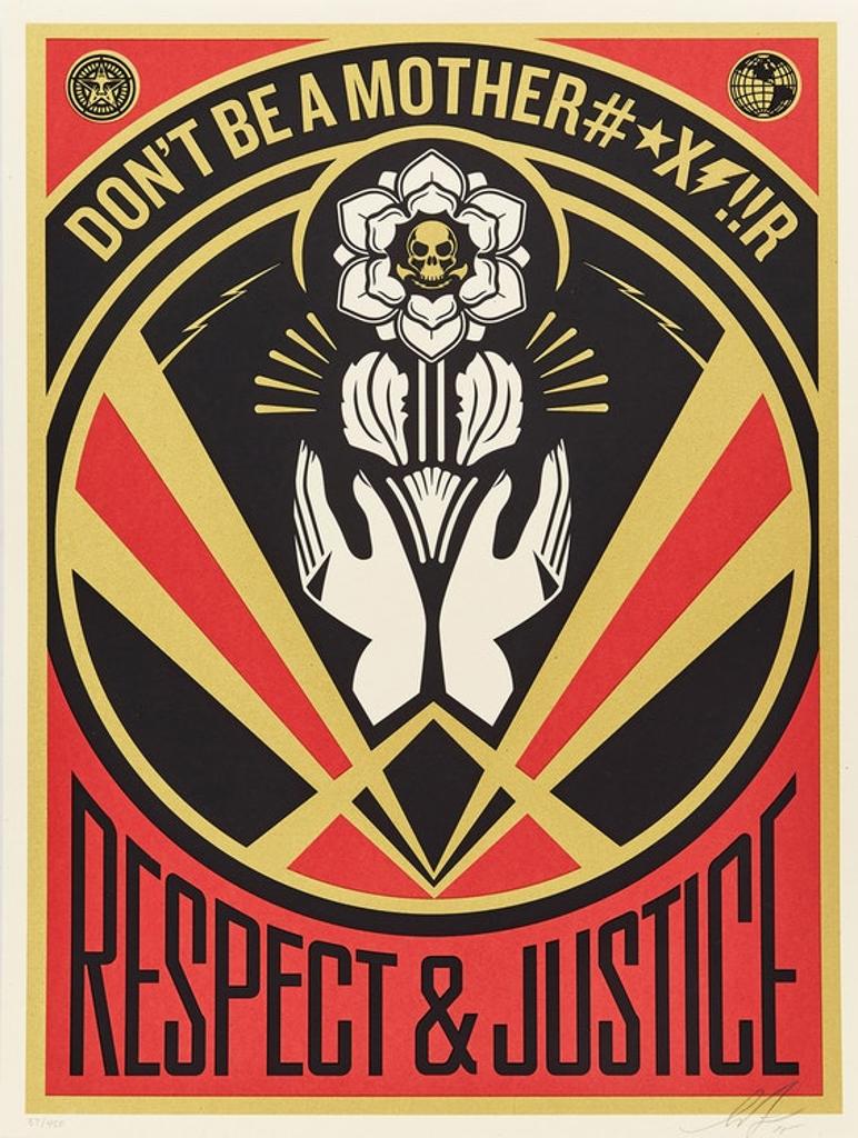 Shepard Fairey (1970) - Don’t Be a Mother#☆X[]!!R
