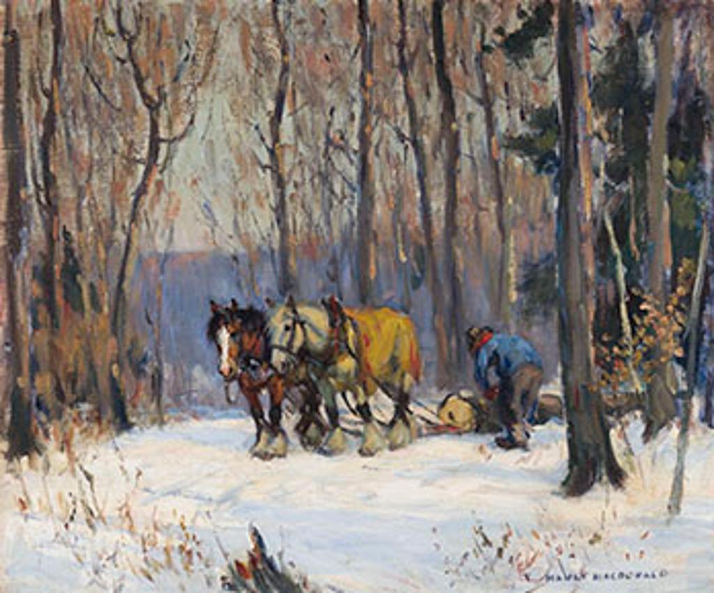 Manly Edward MacDonald (1889-1971) - Winter Logging