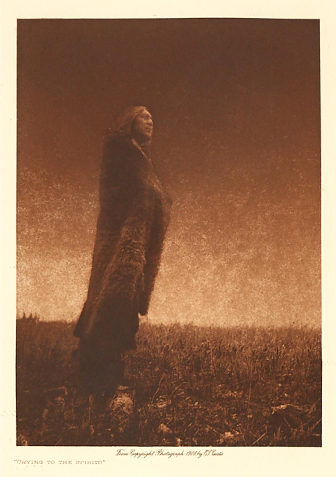 Edward Sherrif Curtis (1868-1952) - Crying To The Spirits, 1908