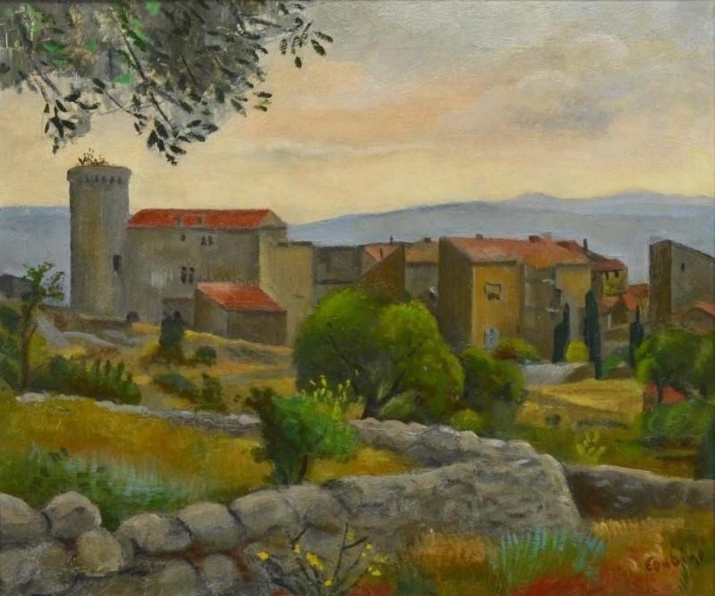 Otakar Othon Coubine (1883-1969) - Provencal Town (Provensálské Mestecko)