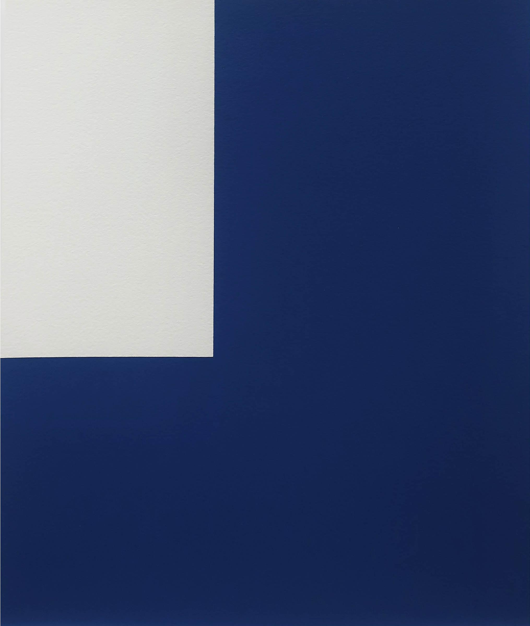 Aurélie Nemours - Untitled (Composition Bleu Et Blanc)