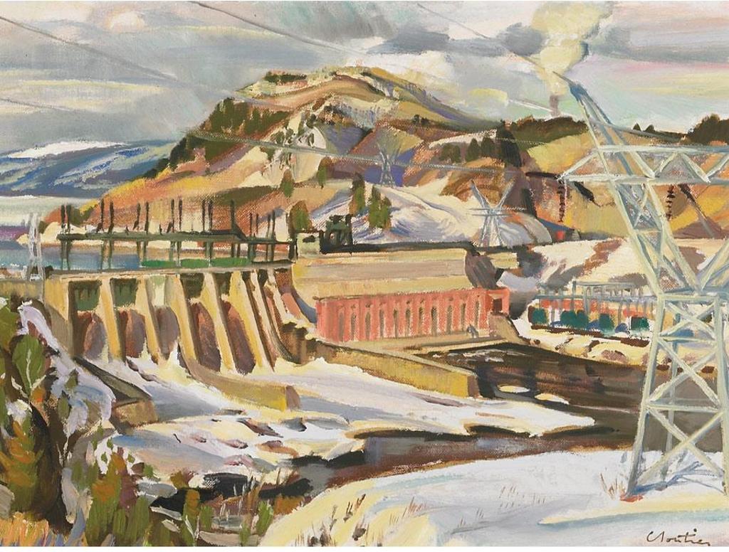 Albert Edward Cloutier (1902-1965) - Quebec Power Dam