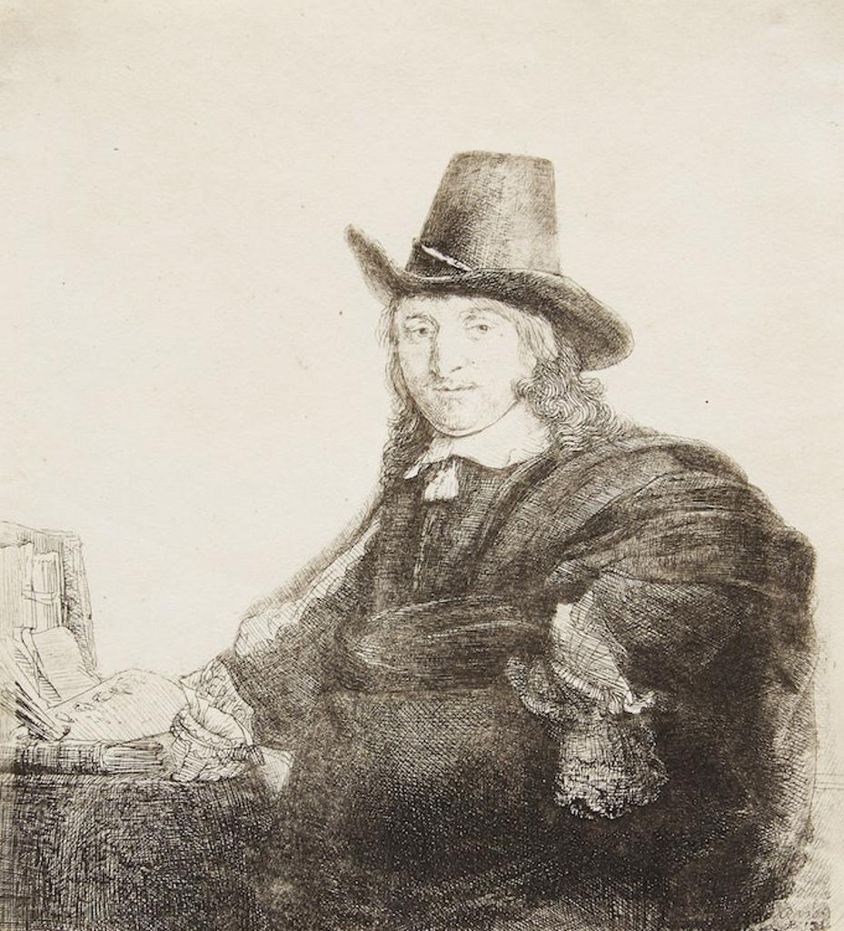 Rembrandt Harmenszoon van Rijn (1606-1669) - Jan Asselijn, Painter (Bartsch 277)