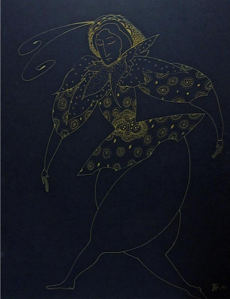 Toller Cranston (1949-2015) - Untitled (Figures In Costume)