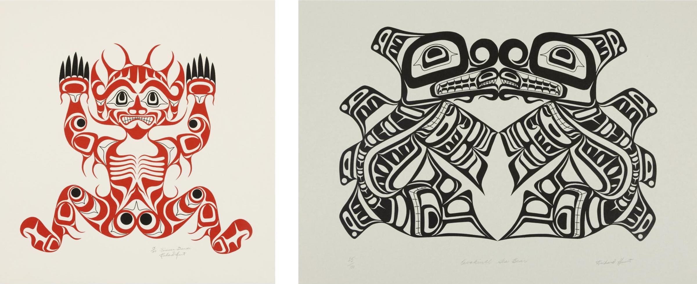 Richard Hunt (1951) - Fireman Dancer; Kwakiutl Sea Bear