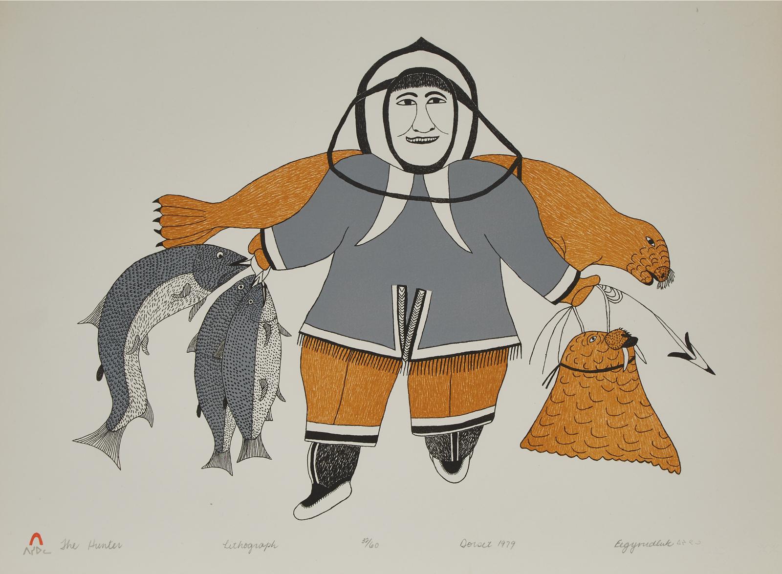 Eegyvudluk Pootoogook (1931-1999) - The Hunter