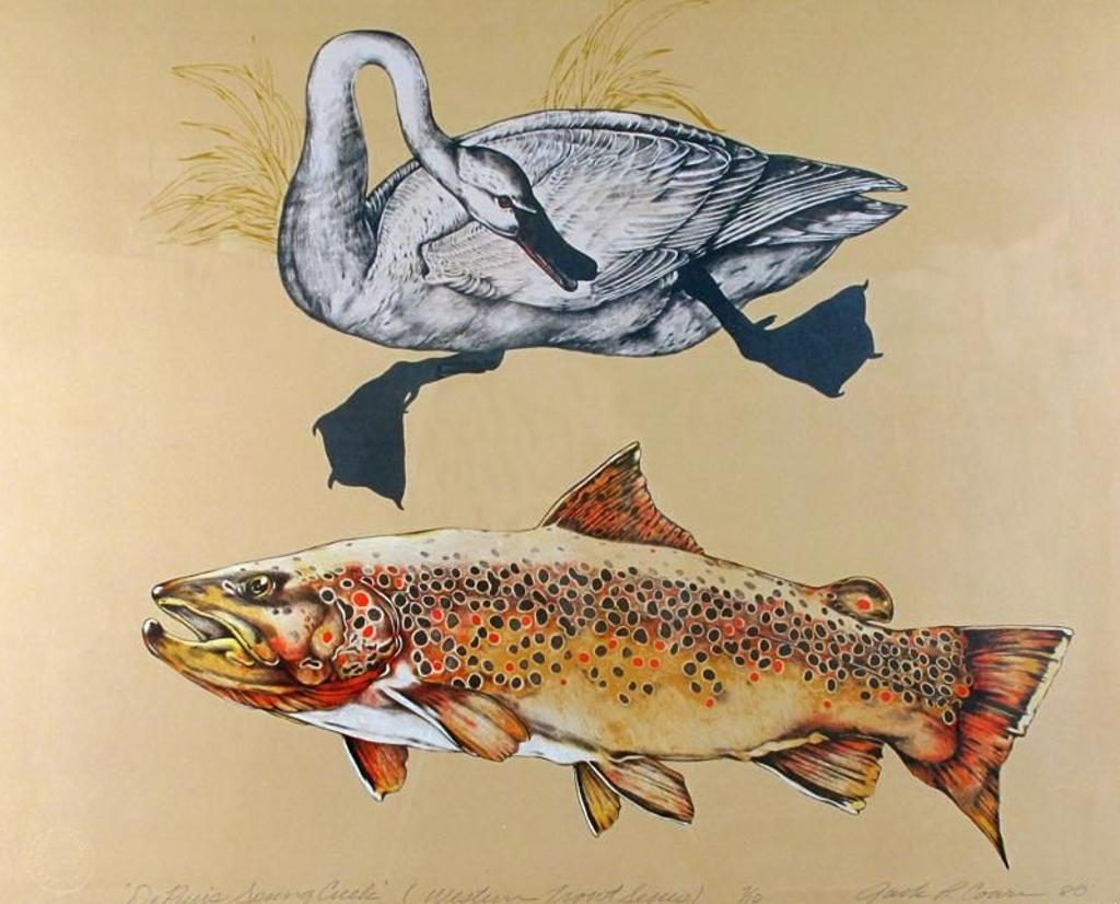 Jack Lee Cowin (1947-2014) - De Puys Spring Creek (Western Trout Series); 1980