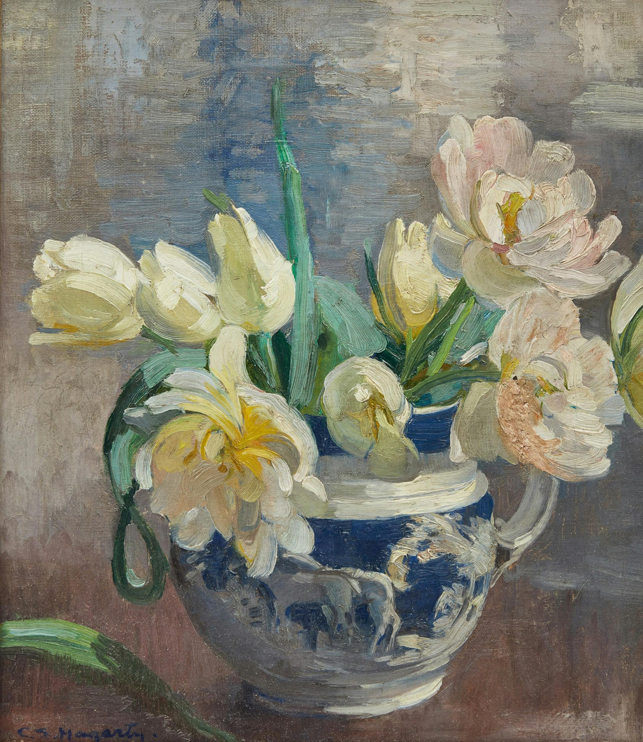 Clara Sophia Hagarty (1871-1958) - Untitled, Still Life with Tulips