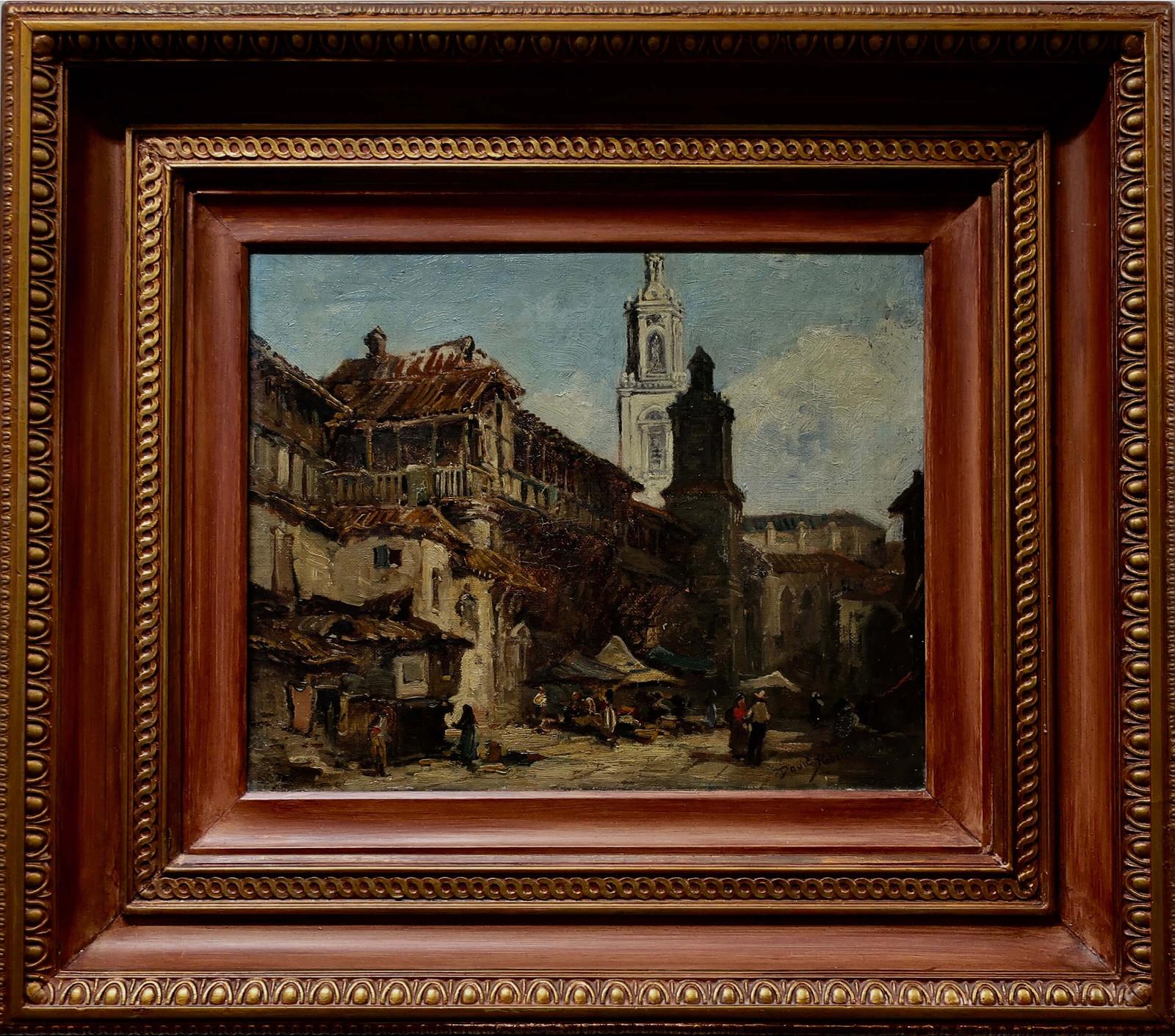 David Roberts (1796-1864) - Market Scene