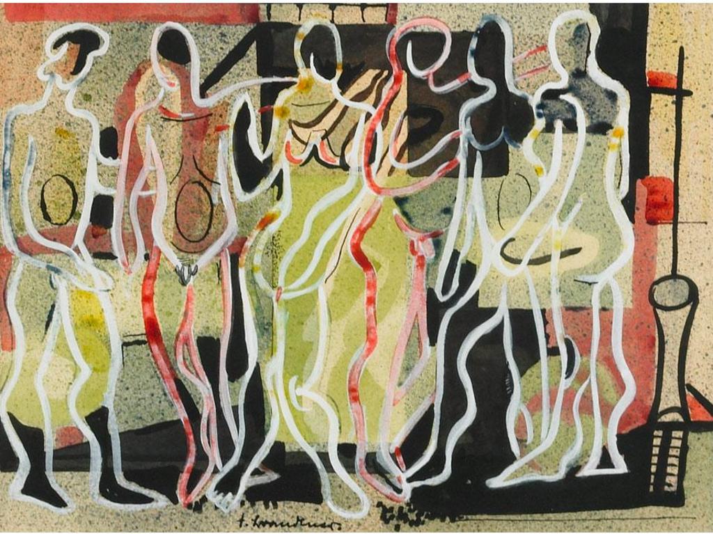 Fritz Brandtner (1896-1969) - Lady Bathers