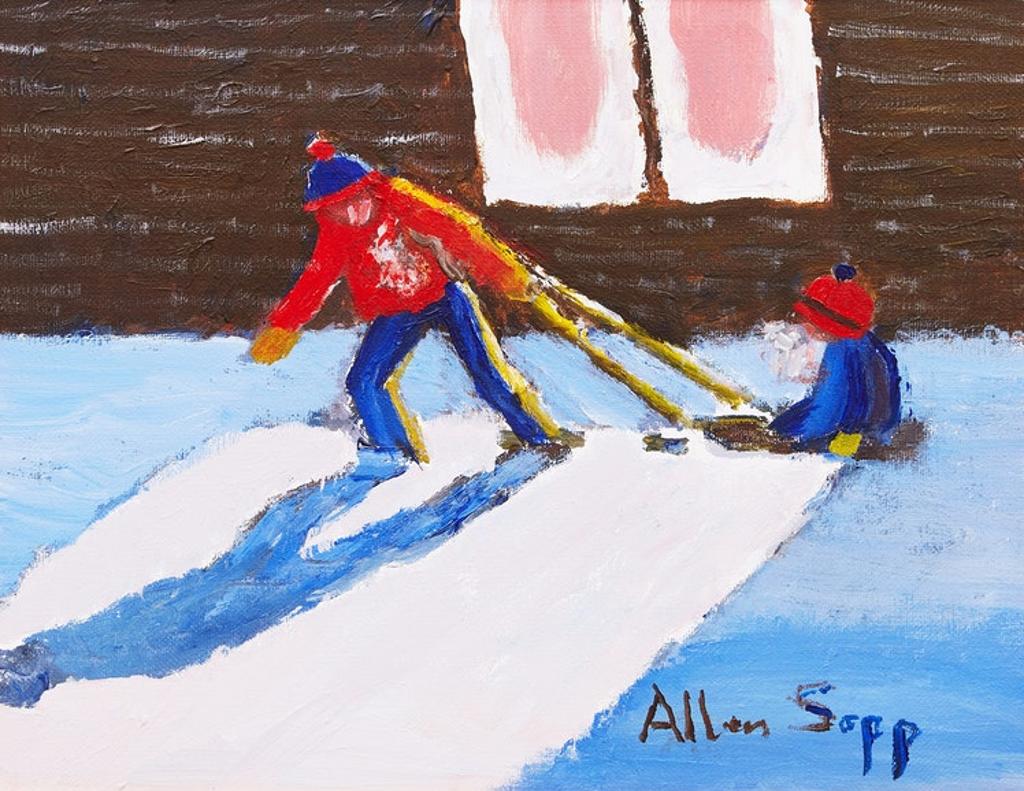 Allen Fredrick Sapp (1929-2015) - Sledding