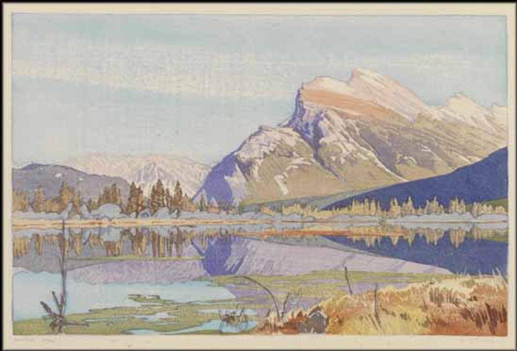 Walter Joseph (W.J.) Phillips (1884-1963) - Mount Rundle