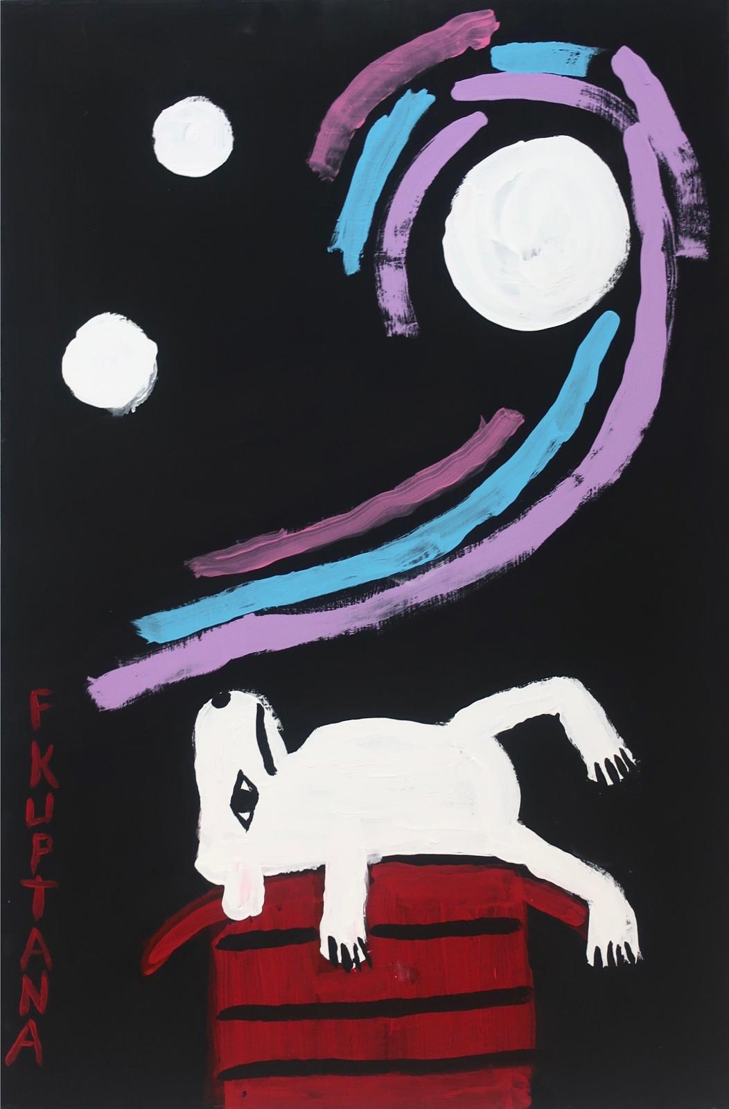 Floyd Kuptana (1964-2021) - Untitled (Moon Spins)