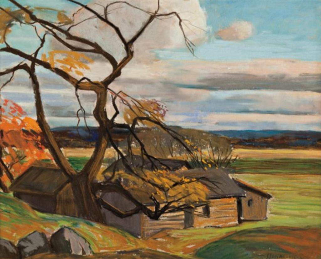 Frank Charles Hennessey (1893-1941) - Farm in Autumn