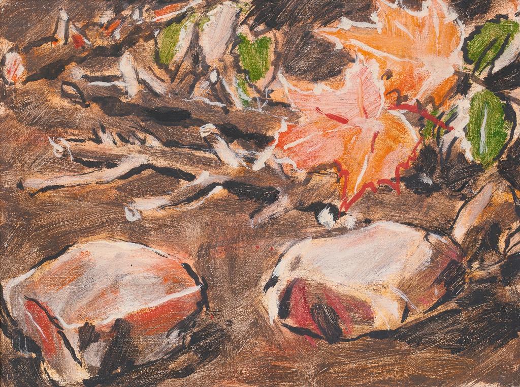 David Browne Milne (1882-1953) - Stones And Maple Leaves