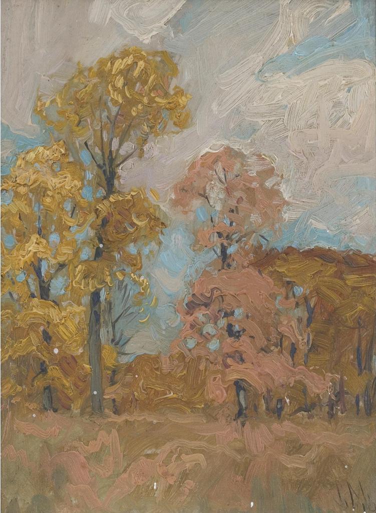 James Edward Hervey (J.E.H.) MacDonald (1873-1932) - Trees, West Toronto
