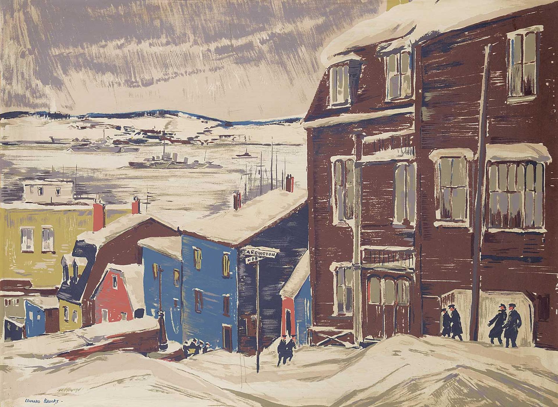 Frank Leonard Brooks (1911-1989) - Halifax Harbour [North and Barrington Streets]