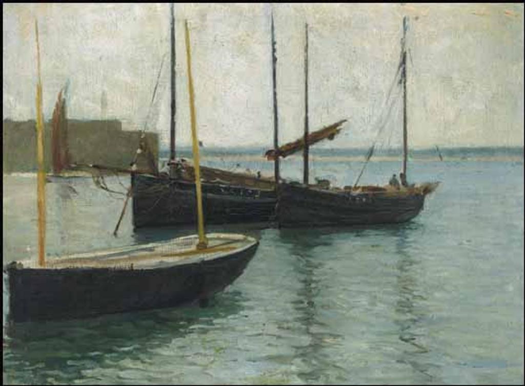 Helen Galloway McNicoll (1879-1915) - Fishing Boats at Anchor