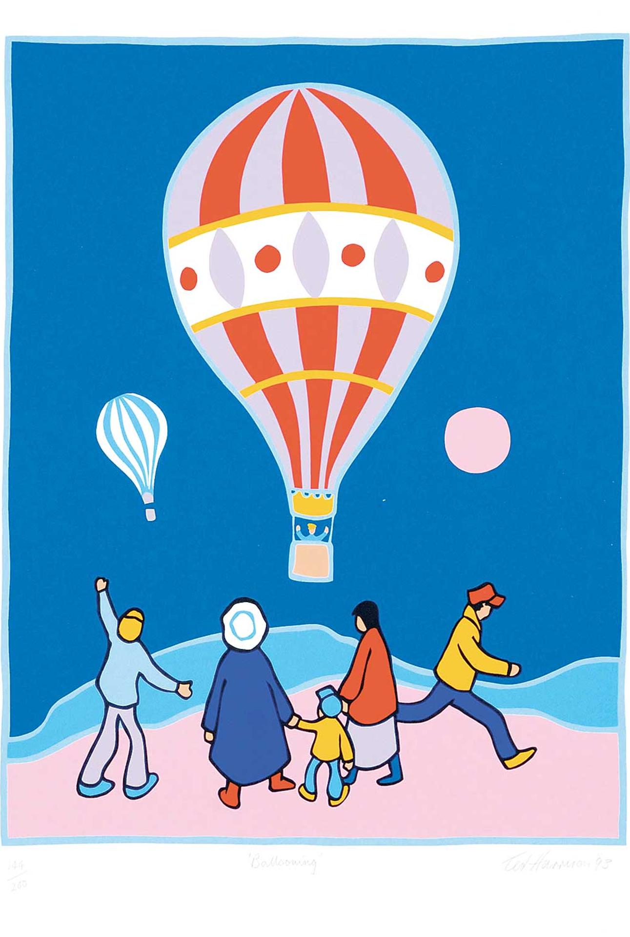 Ted Harrison (1926-2015) - Ballooning  #144/200