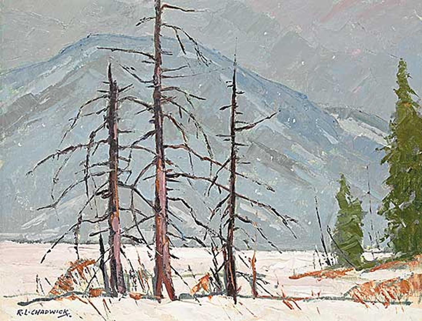 Robert Lee Chadwick (1905-1971) - Snowy Day, Raven Lake