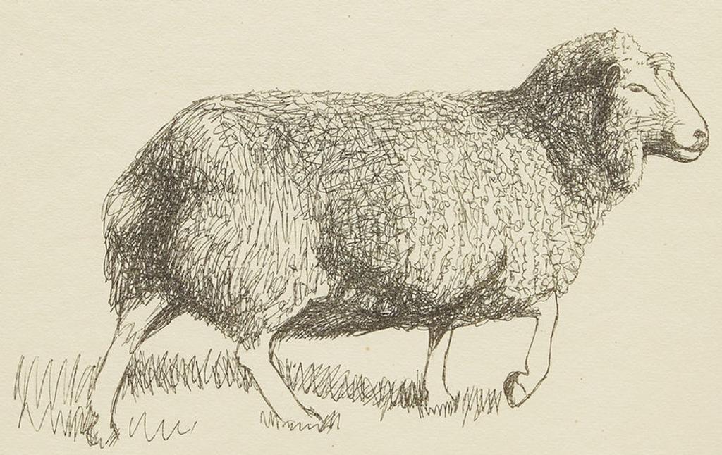 Henry Spencer Moore (1898-1986) - Sheep Walking