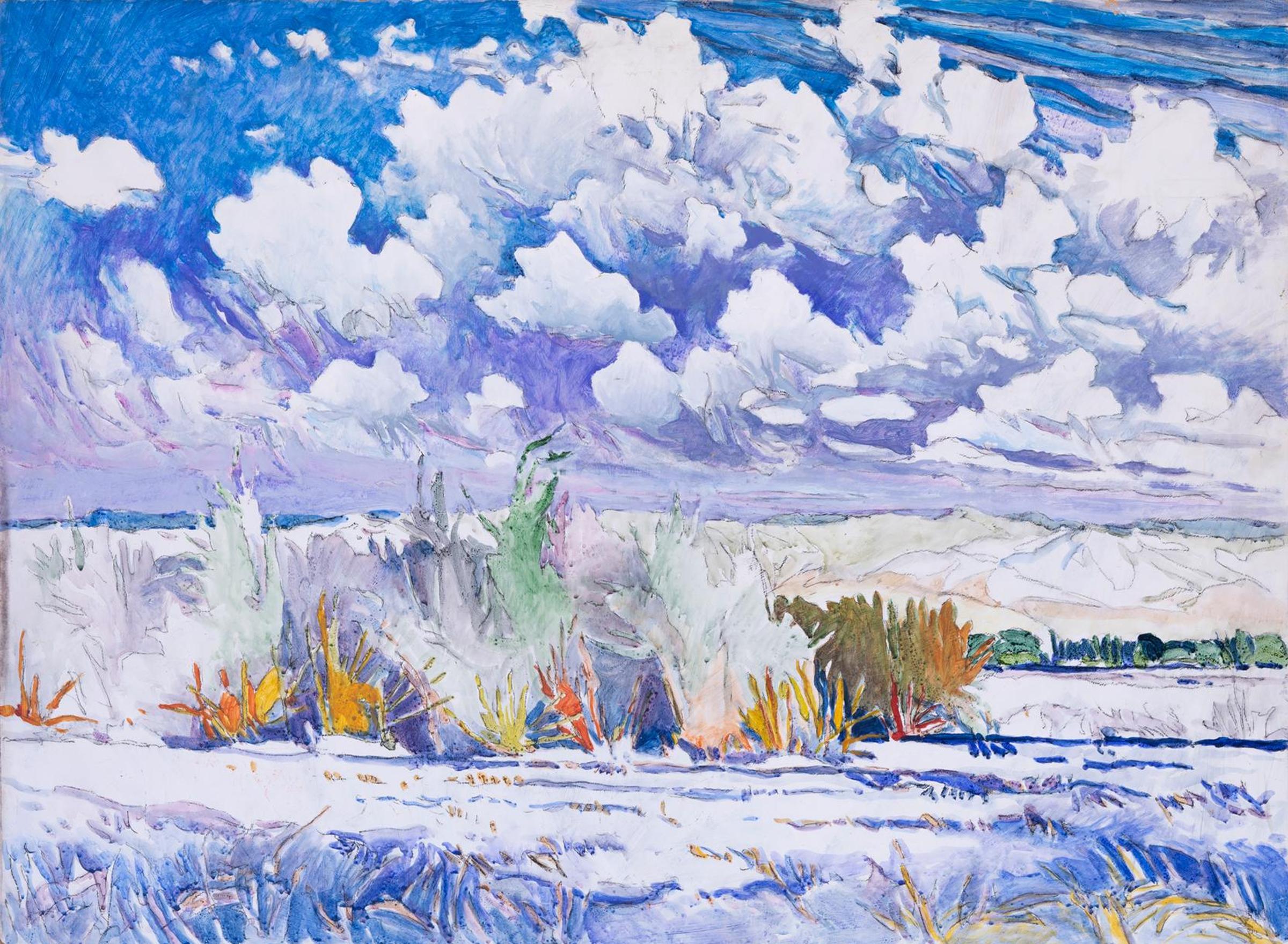 Darrell Bell (1959-2021) - Untitled - Cloudy Sky