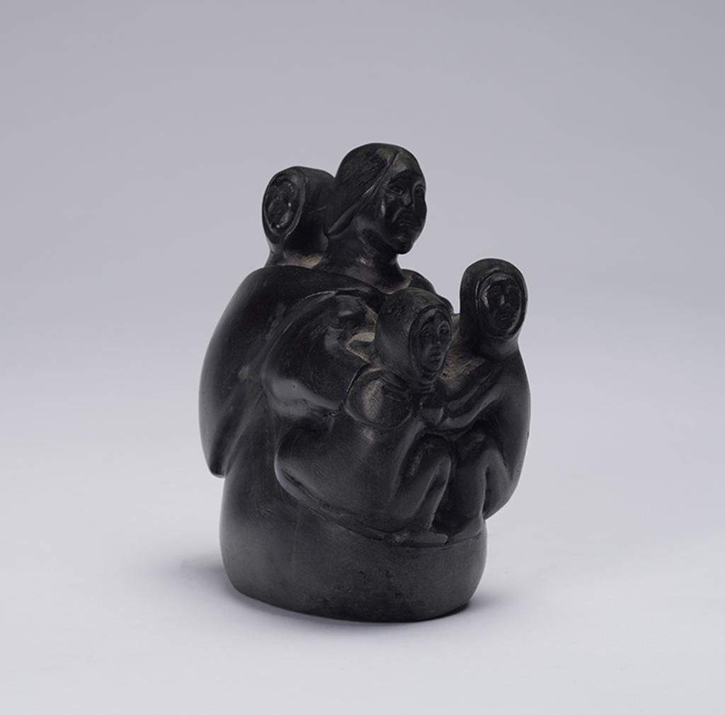 Yvonne Kanayu (1920-1988) - Mother Holding Three Children