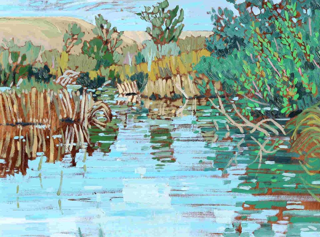 Ted Godwin (1933-2013) - Spring Pool, Belanger Creek; 1977