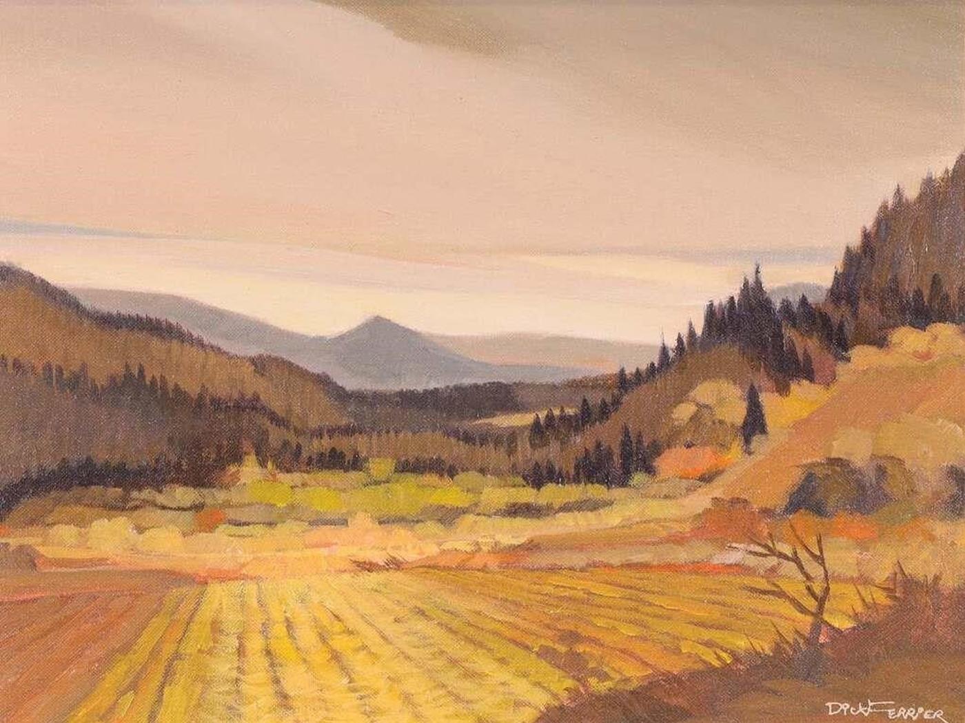 Richard (Dick) Ferrier (1929-2002) - Alberta Wheatfields