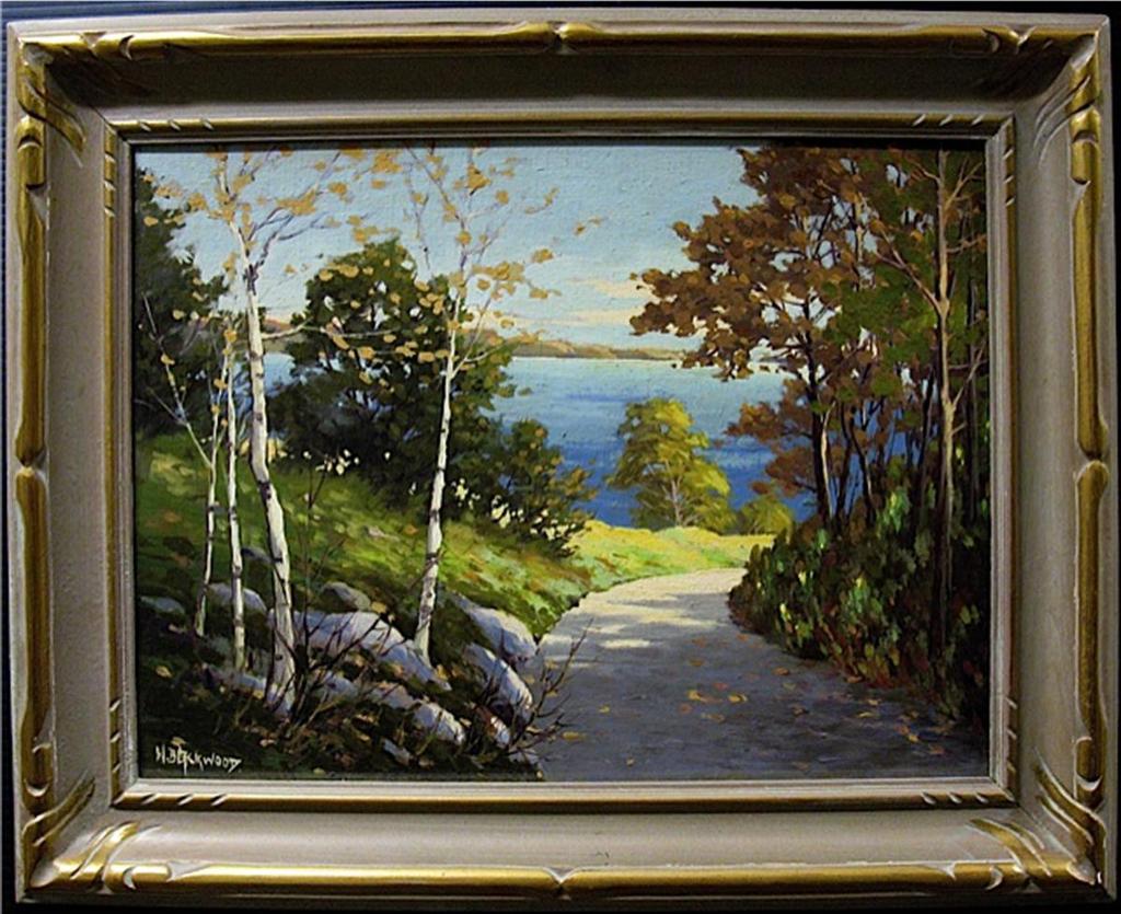 William Gardner Blackwood (1890) - Sunlit Road To Lake