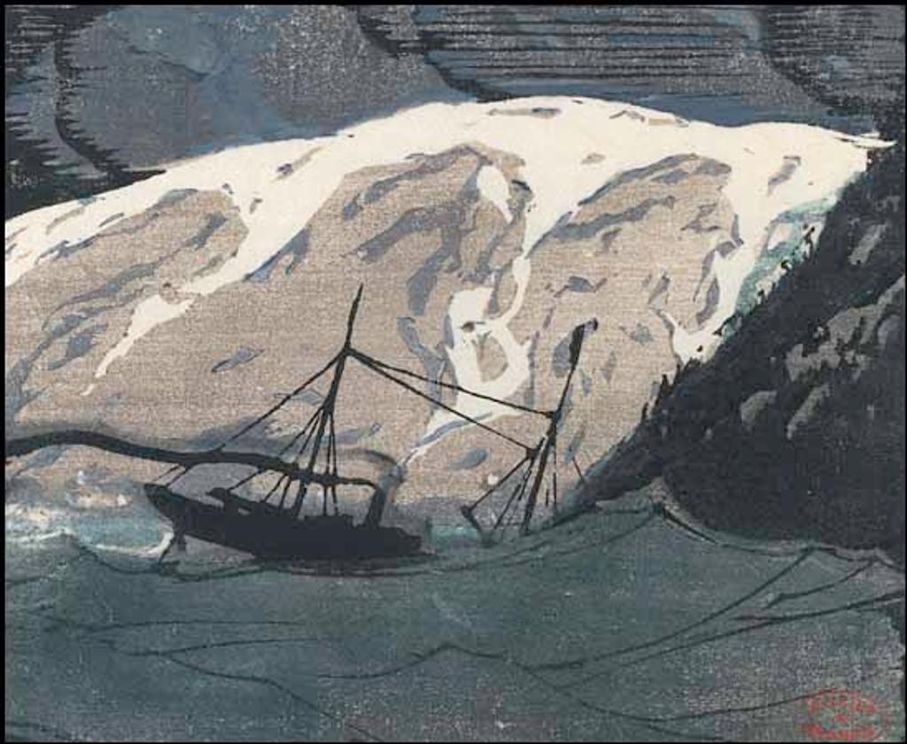 Clarence Alphonse Gagnon (1881-1942) - Le Grand Silence Blanc - Sailing Ship