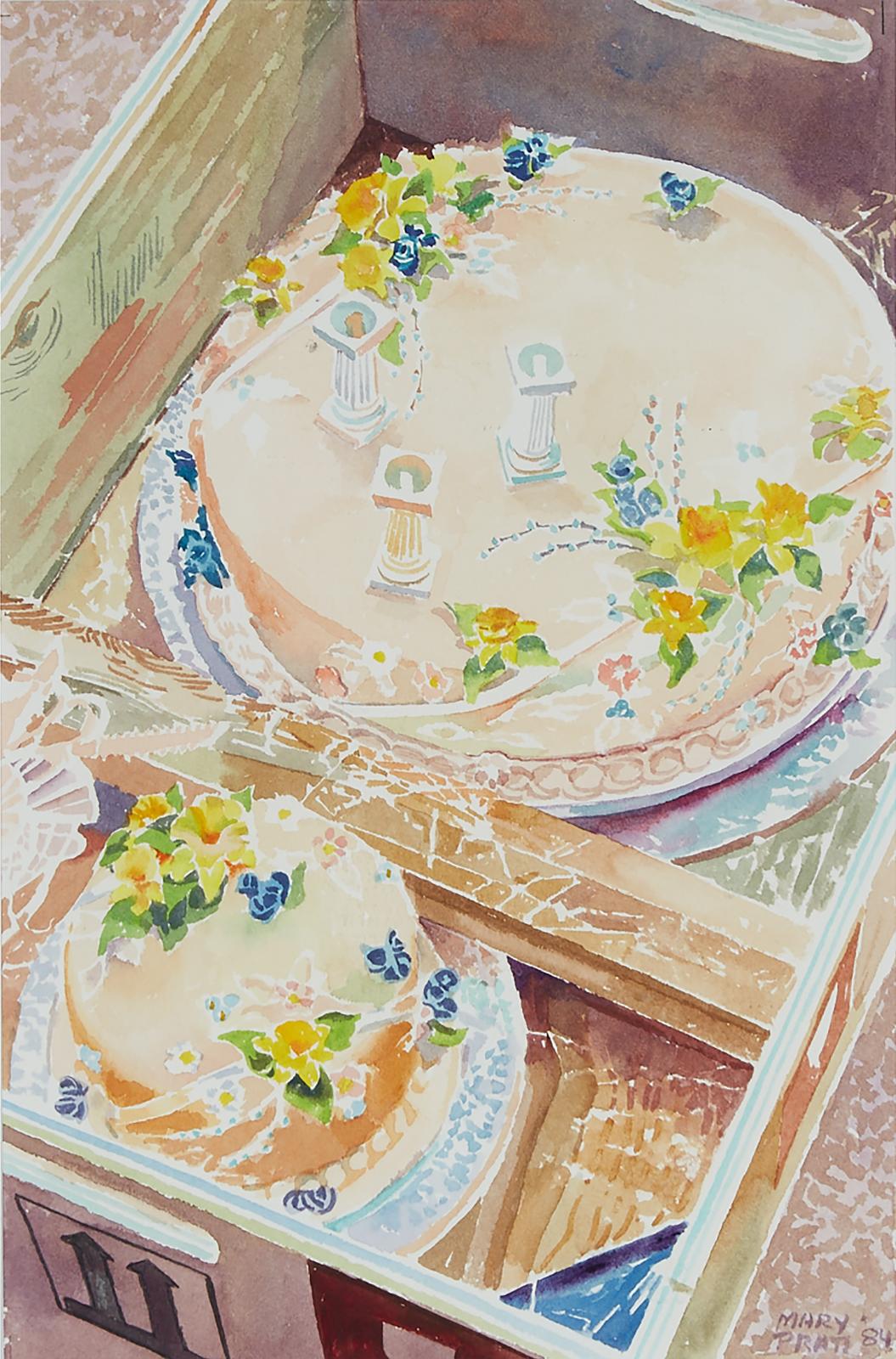Mary Frances West Pratt (1935-2018) - Cake From Jeanette Mccall's, 1984