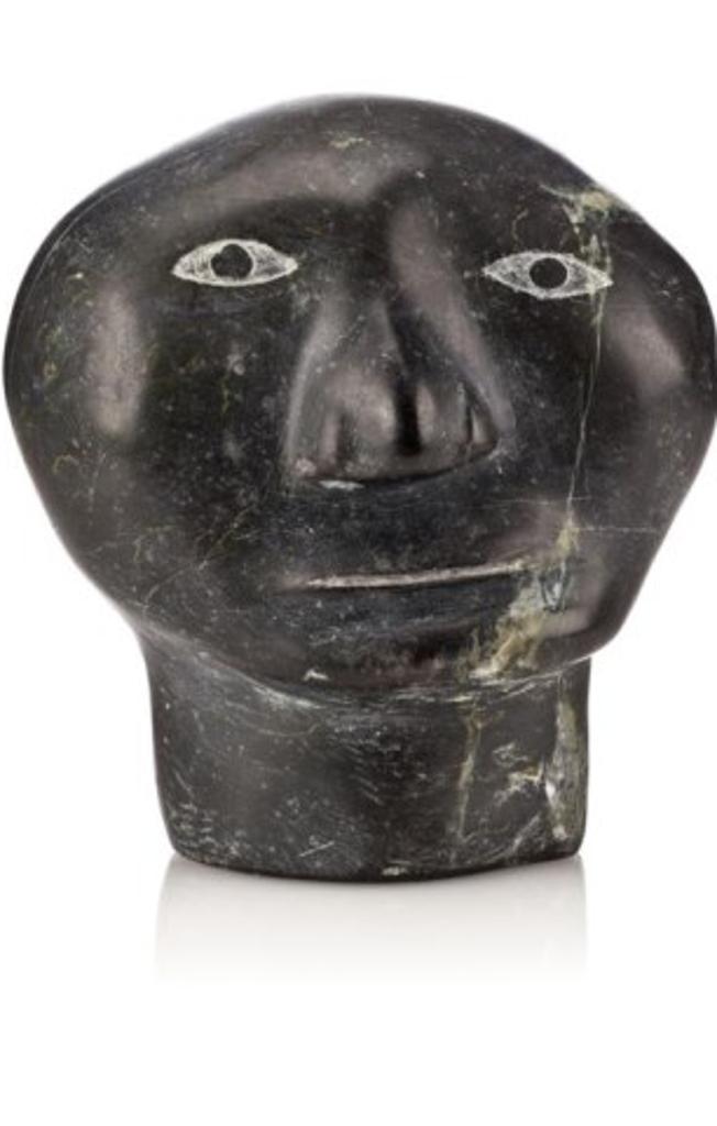 Mary (Kudjuakjuk) Qayuaryuk (1908-1982) - Human Head, ca. 1970