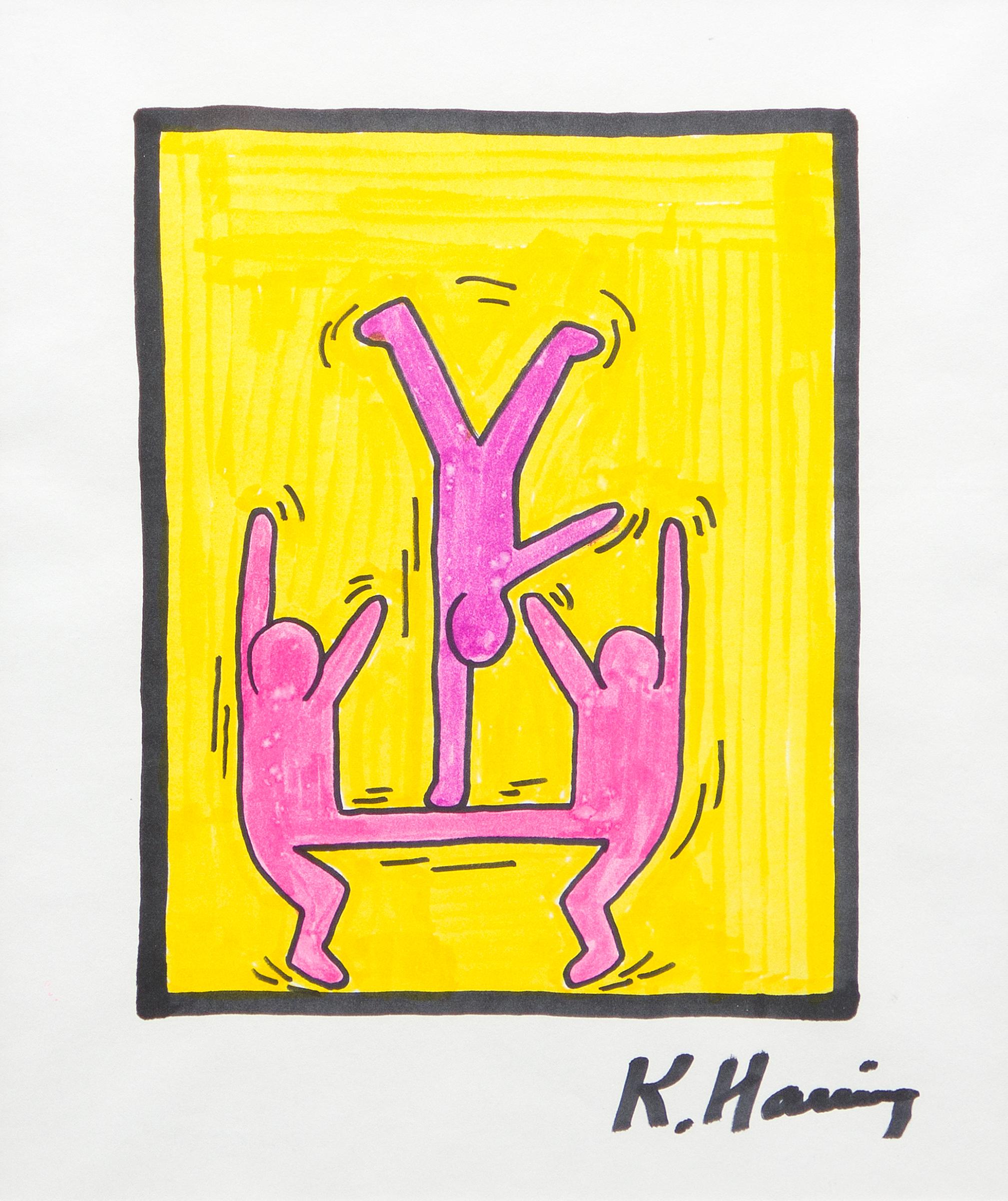 Keith Haring (1958-1990) - Acrobats, 1983-1986