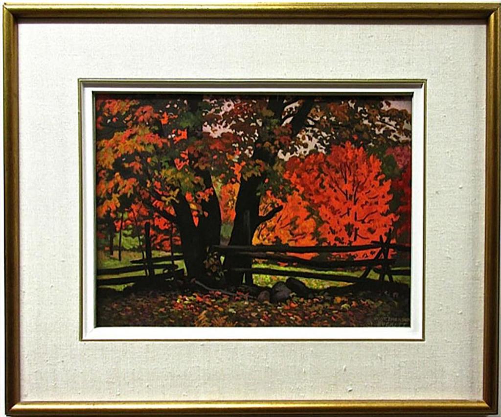Robert Emerson Everett (1908-1994) - Autumn Maple