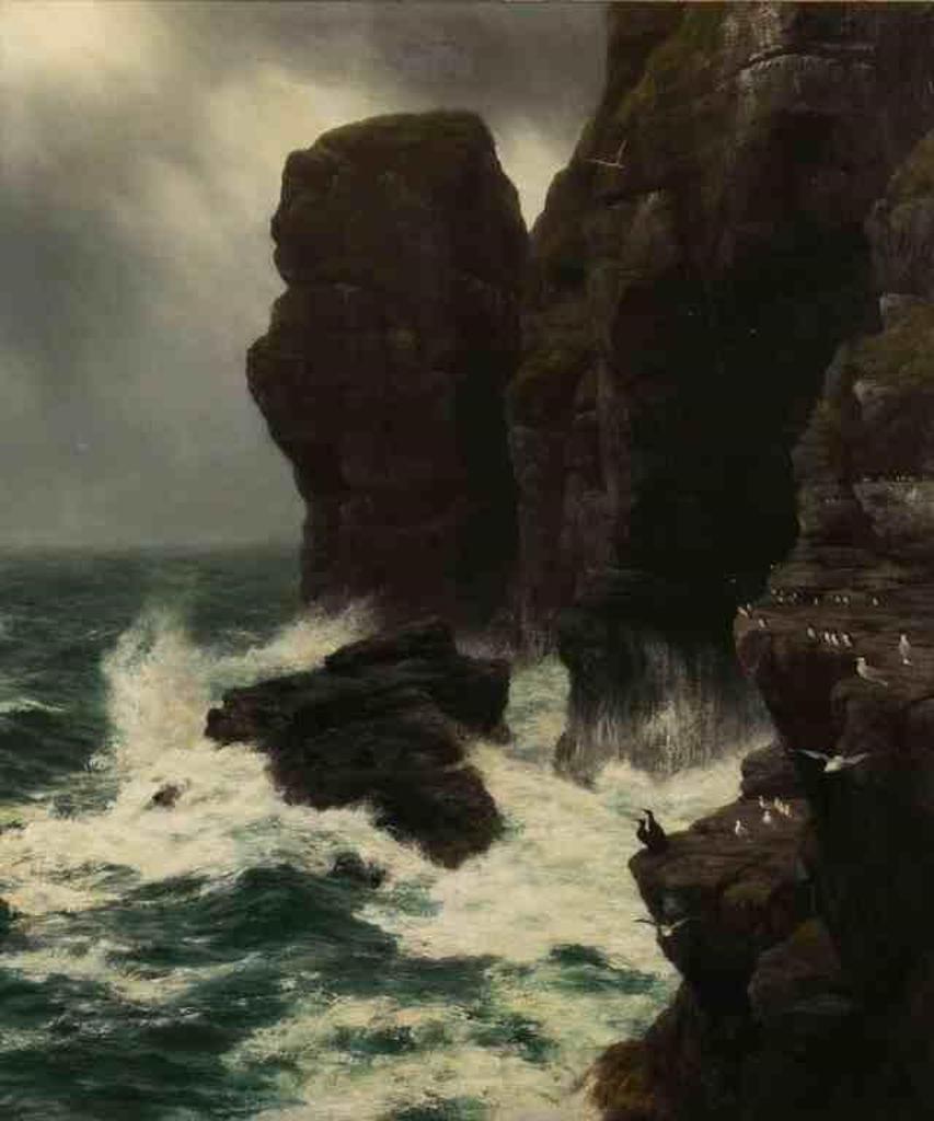 Peter Graham (1836-1921) - The Fowler's Crag