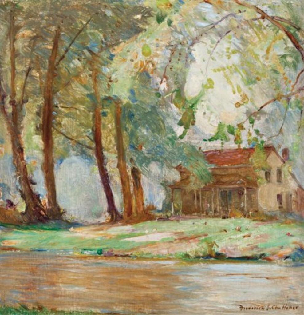 Frederick Sproston Challener (1869-1958) - Houses, Toronto Island