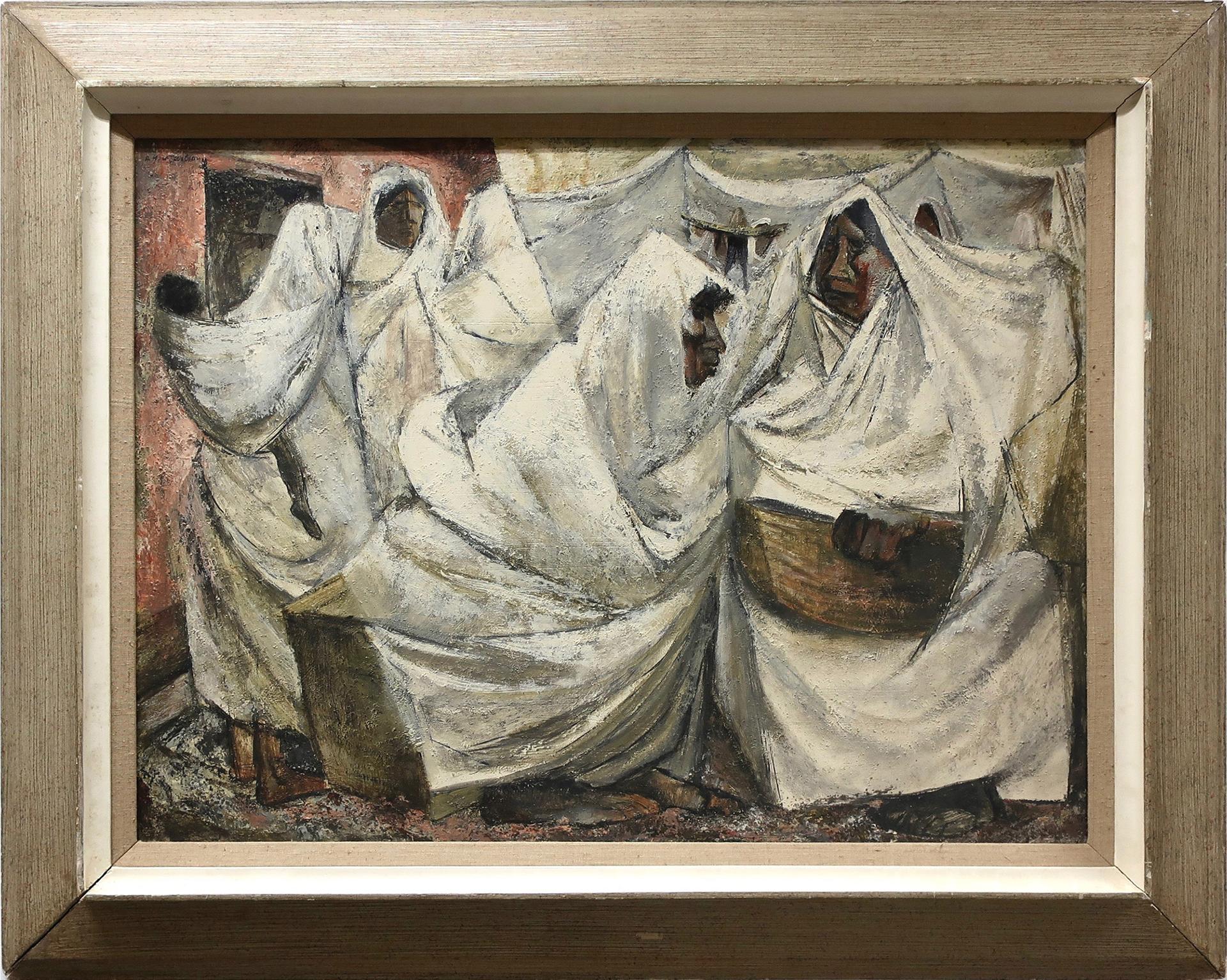 Ronald York Wilson (1907-1984) - Indians In White