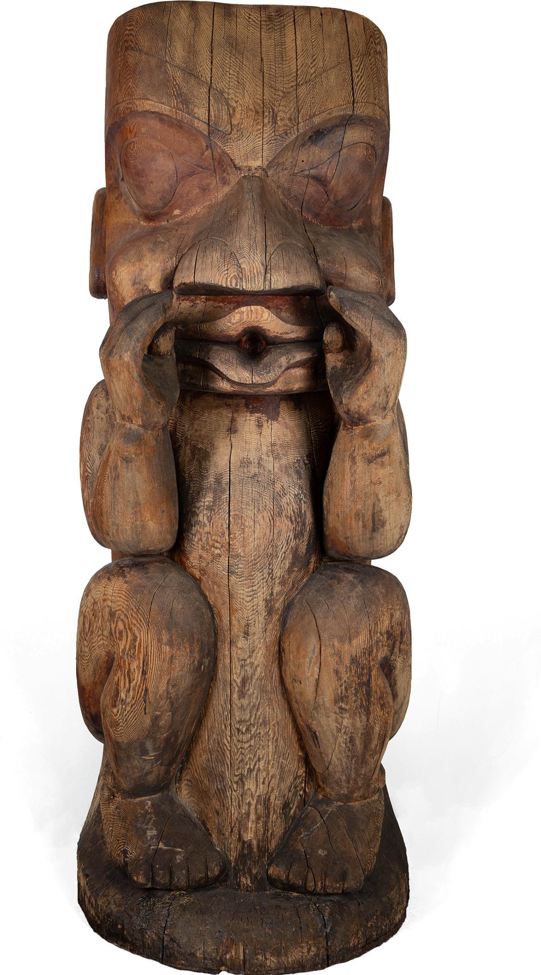 Norman Tait (1941-2016) - Large Dzunokwa Totem, 1987